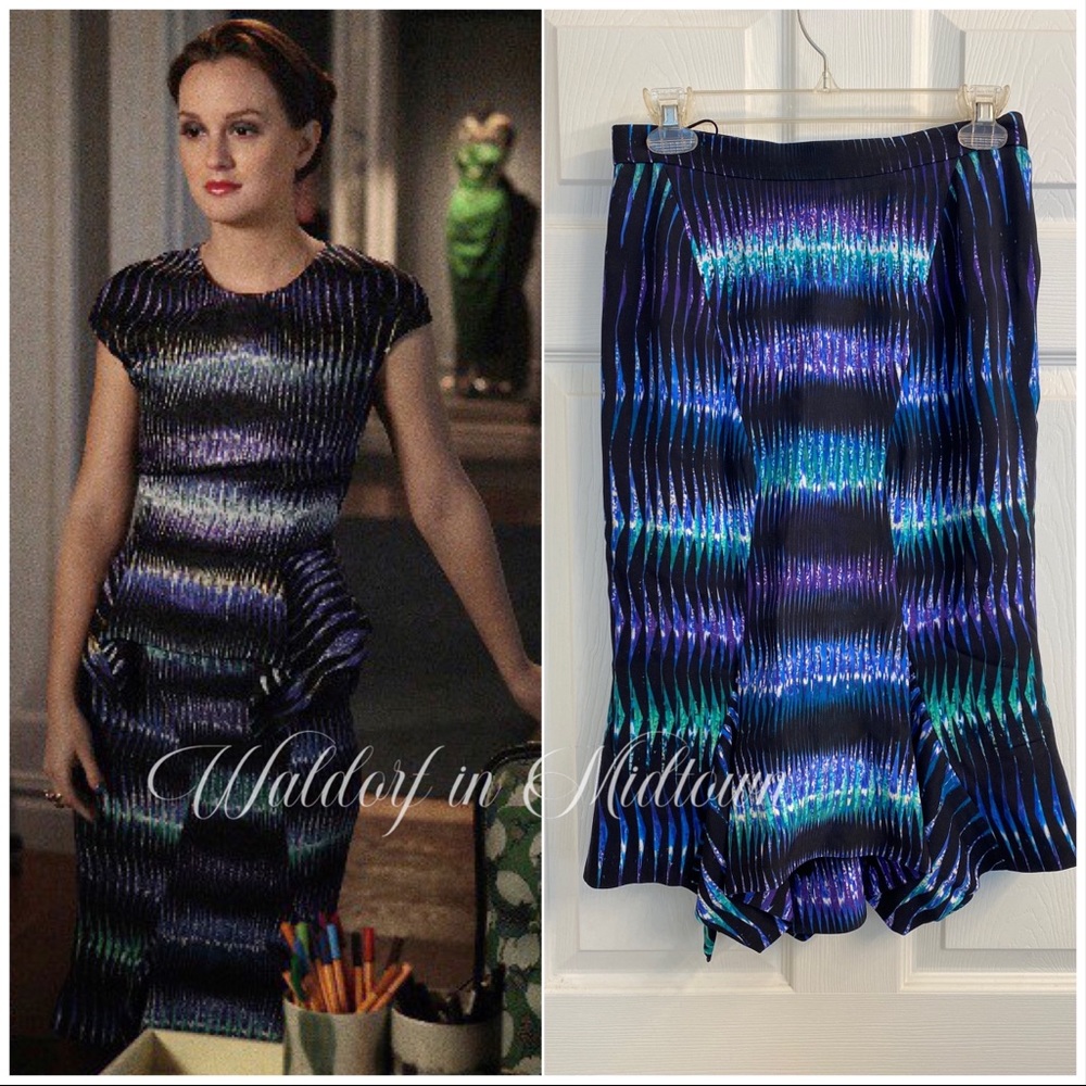 ASO BLAIR WALDORF PETER PILOTTO SKIRT US8/UK12